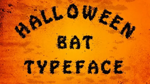 Videohive Animated Halloween Bat Typeface 48366032 1 Videohive Animated Halloween Bat Typeface 48366032