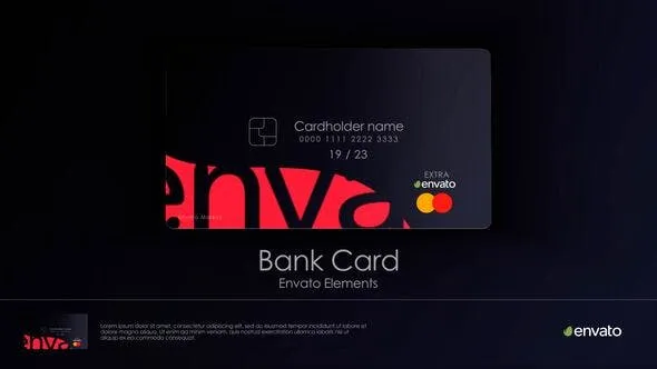 Videohive Bank Credit Card 48514317 1 Videohive Bank Credit Card 48514317
