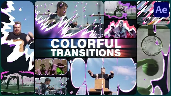 Videohive Colorful Transitions for After Effects 48586801 1 Videohive Colorful Transitions for After Effects 48586801