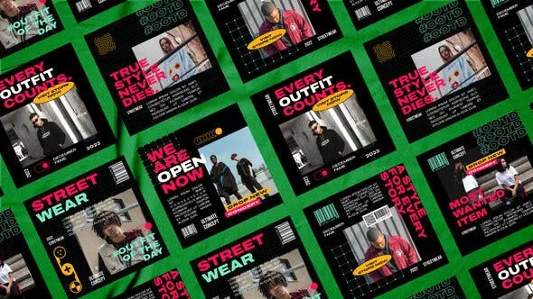 Videohive Godey Modern Fashion Instagram Posts 48583066 1 Videohive Godey Modern Fashion Instagram Posts 48583066