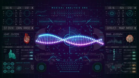 Videohive HUD PRO Medical DNA 48797990 1 Videohive HUD PRO Medical DNA 48797990