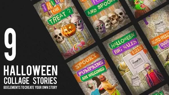Videohive Halloween Collage Stories 48437095 1 Videohive Halloween Collage Stories 48437095