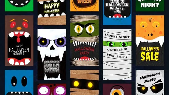 Videohive Halloween Monster Card Stories 48668931 1 Videohive Halloween Monster Card Stories 48668931
