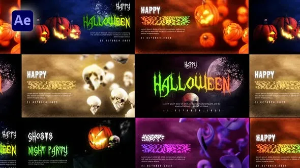 Videohive Halloween Spooky Greeting Pack 48513773 1 Videohive Halloween Spooky Greeting Pack 48513773