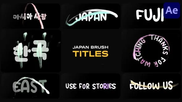 Videohive Japan Brush Titles for After Effects 48672083 1 Videohive Japan Brush Titles for After Effects 48672083