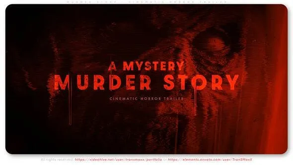 Videohive Murder Story - Cinematic Horror Trailer 48454976 1 Videohive Murder Story - Cinematic Horror Trailer 48454976