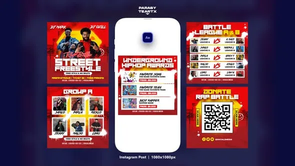 Videohive Rap Battle Instagram Post 48474843 1 Videohive Rap Battle Instagram Post 48474843