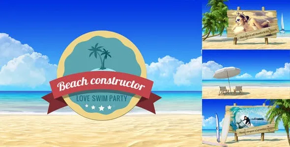 Videohive Summer Beach Video Displays. Vacation Travel Theme 5082352 1 Videohive Summer Beach Video Displays. Vacation Travel Theme 5082352