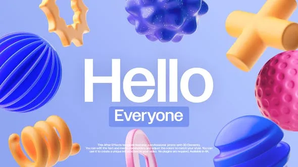 Videohive Trendy 3D Shape Opener 48840709 1 Videohive Trendy 3D Shape Opener 48840709
