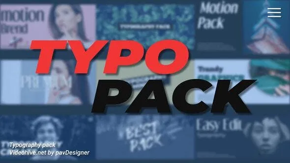 Videohive Typography Pack 48549979 1 Videohive Typography Pack 48549979