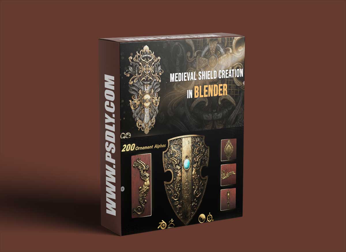 ArtStation – Create a Highly Detailed Shield in Blender 1 ArtStation – Create a Highly Detailed Shield in Blender