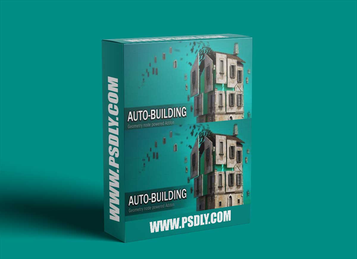 Auto-Building v1.2.3 + Assets (Blender 3.6 - 4.0) 1 Blender Market - Auto-Building v1.1.4