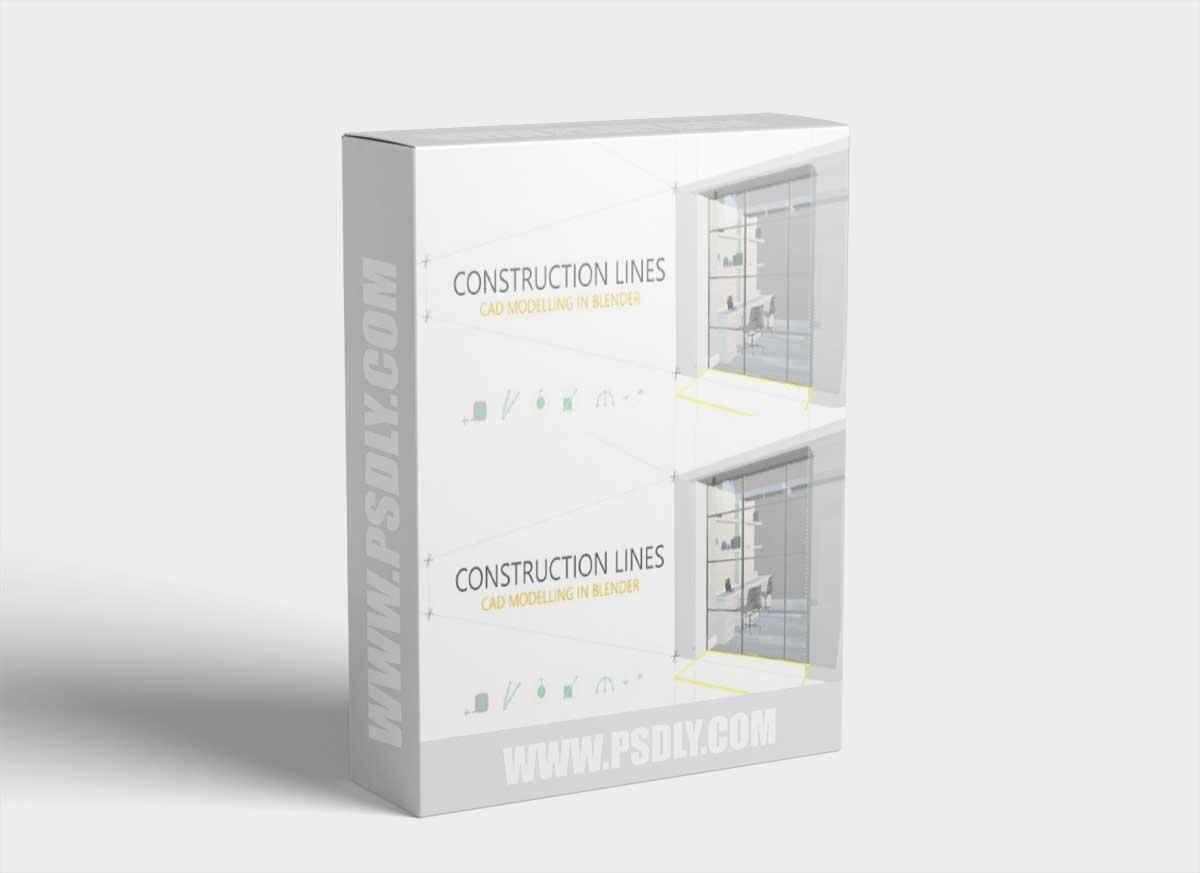 Blender - Construction Lines v0.9.694 1 Blender Market - Construction Lines - Accurate Cad Modelling Add-On For Blender v0.9.6.8