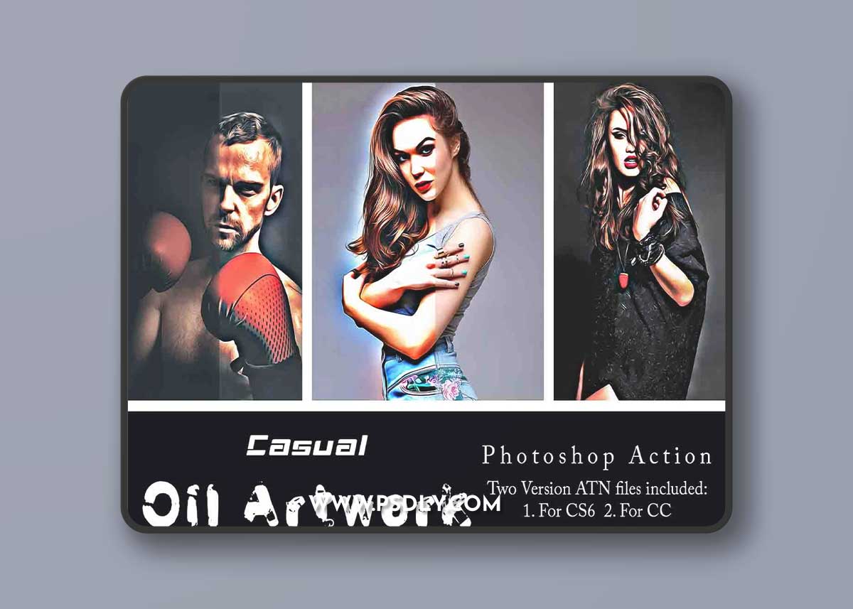 Casual Oil Artwork Photoshop Action 91678107 1 Casual Oil Artwork Photoshop Action 91678107