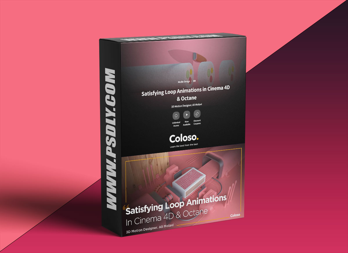 Coloso – Satisfying Loop Animations in Cinema 4D & Octane 1 Coloso – Satisfying Loop Animations in Cinema 4D Octane