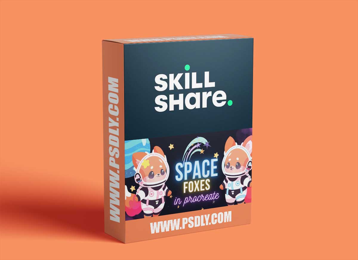 Cosmic Expedition: Drawing Cute Fox Astronauts in Space | Procreate 1 Cosmic Expedition: Drawing Cute Fox Astronauts in Space | Procreate