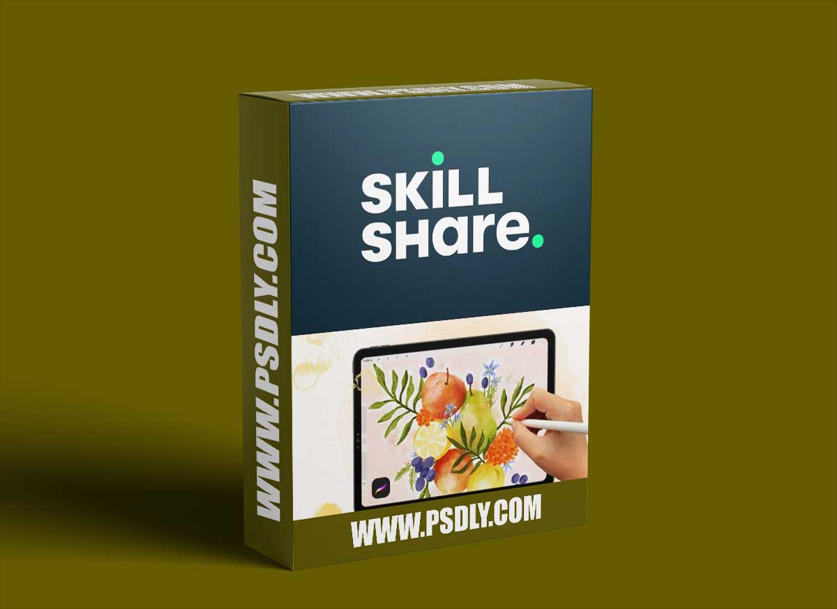 Create Stunning Fruit Art in Procreate: Digital Watercolor Techniques 1 Create Stunning Fruit Art in Procreate: Digital Watercolor Techniques