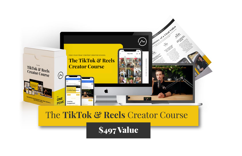 One Peak Creative Agency – The Tiktok and Reels Creator Course 1 One Peak Creative Agency – The Tiktok and Reels Creator Course