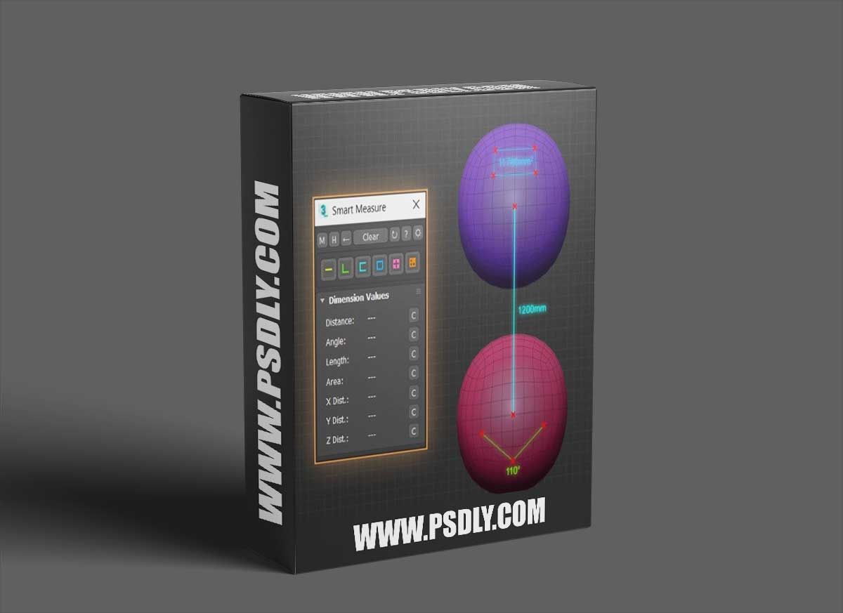 Smart Measure 1.26 upto 3dsMax 2025 1 Smart Measure 1.01 upto 3dsMax 2024