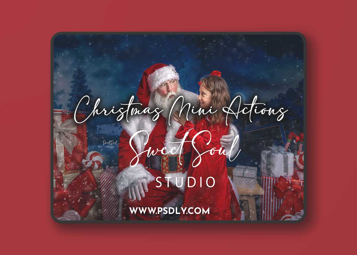 Sweet Soul Studios - Christmas Minis (studio) actions collection 1 Sweet Soul Studios - Christmas Minis (studio) actions collection