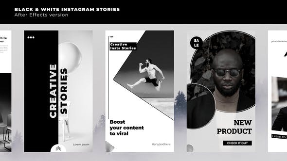 Videohive Black & White Stories 47114426 1 Videohive Black & White Stories 47114426