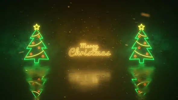 Videohive Christmas Neon Lights Wishes 49330817 1 Videohive Christmas Neon Lights Wishes 49330817