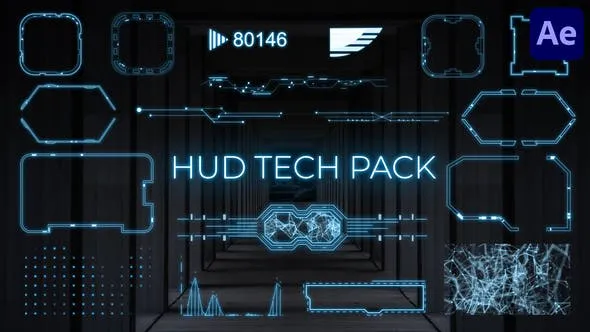 Videohive HUD Tech Pack for After Effects 48974764 1 Videohive HUD Tech Pack for After Effects 48974764
