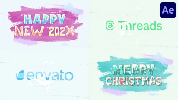 Videohive Happy New Year Logo for After Effects 48998700 1 Videohive Happy New Year Logo for After Effects 48998700