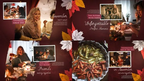 Videohive Thanksgiving Day Slideshow 48981186 1 Videohive Thanksgiving Day Slideshow 48981186