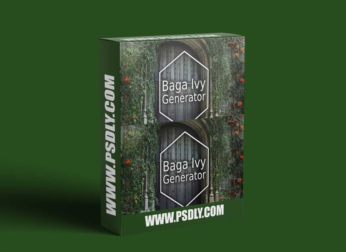 Baga Ivy Generator v2.0.2 (Blender) 1 Baga Ivy Generator v2.0.2 (Blender)
