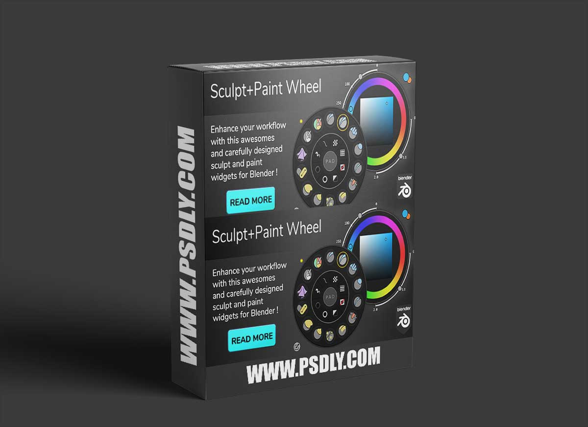 Blender Market - Sculpt-Paint Wheel v3.0.4 1 Blender Market - Sculpt-Paint Wheel v3.0.3