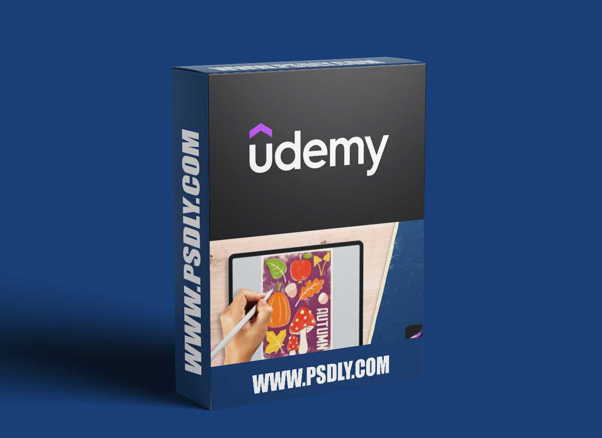 Draw With Me In Procreate: Mid-Century Screen Printing Style 1 Draw With Me In Procreate: Mid-Century Screen Printing Style