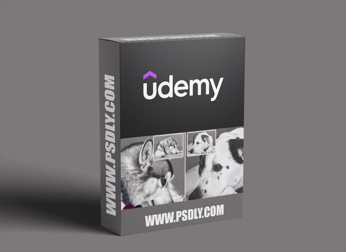 How To Draw Dogs - Monochrome Effect - Just 4 Pastel Pencils 1 How To Draw Dogs - Monochrome Effect - Just 4 Pastel Pencils