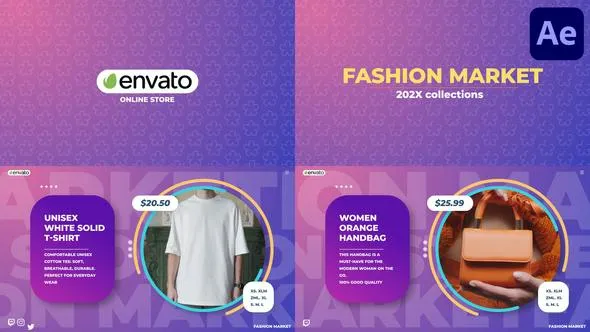 Videohive Fashion Market for After Effects 49574720 1 Videohive Fashion Market for After Effects 49574720