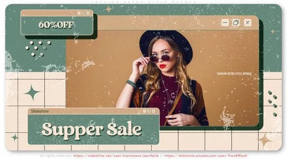 Videohive Fashion Retro Style Opener 50072789 1 Videohive Fashion Retro Style Opener 50072789