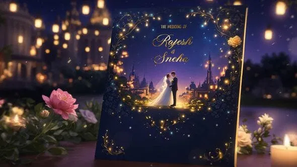 Videohive Luxurious Golden 3D Wedding Invitation Slideshow 49920950 1 Videohive Luxurious Golden 3D Wedding Invitation Slideshow 49920950