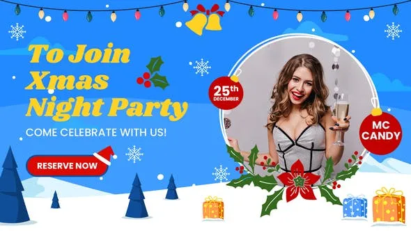Videohive Merry Christmas Night Party Slideshow 49869900 1 Videohive Merry Christmas Night Party Slideshow 49869900