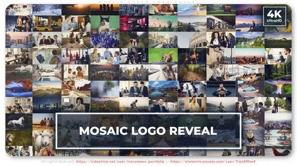 Videohive Mosaic Photos Logo Reveal 49459871 1 Videohive Mosaic Photos Logo Reveal 49459871