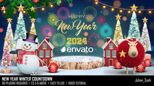 Videohive New Year Winter Countdown 49781196 1 Videohive New Year Winter Countdown 49781196