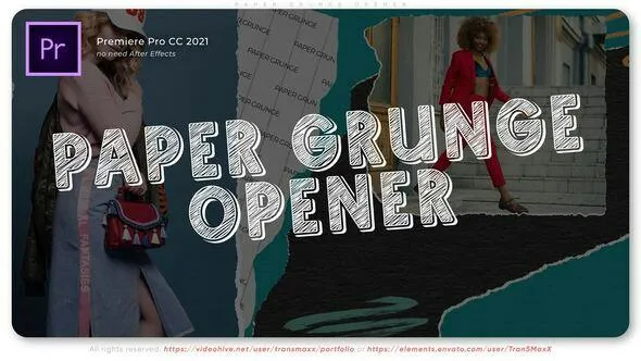 Videohive Paper Grunge Opener 49425555 1 Videohive Paper Grunge Opener 49425555