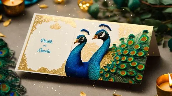 Videohive Peacock Theme Wedding Invitation 3D Design Slideshow 49920911 1 Videohive Peacock Theme Wedding Invitation 3D Design Slideshow 49920911