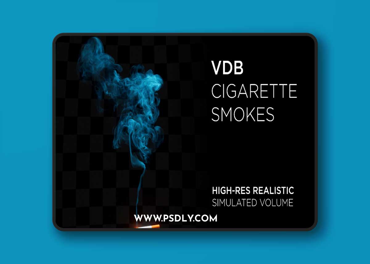 ArtStation - High-Res VDB Cigarette Smokes 1 ArtStation - High-Res VDB Cigarette Smokes