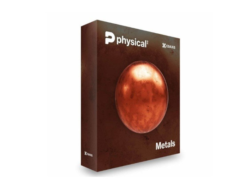 CGAxis – Physical 2 Metals PBR Textures FULL 1 CGAxis – Physical 2 Metals PBR Textures FULL