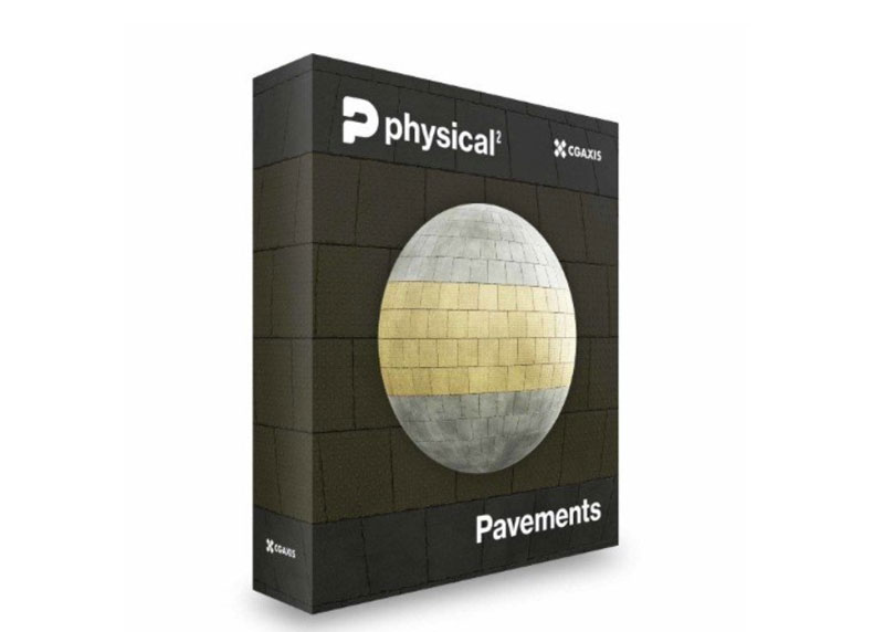 CGAxis – Physical 2 Pavements PBR Textures FULL 1 CGAxis – Physical 2 Pavements PBR Textures FULL