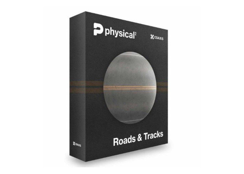 CGAxis – Physical 2 Roads PBR Textures FULL 1 CGAxis – Physical 2 Roads PBR Textures FULL
