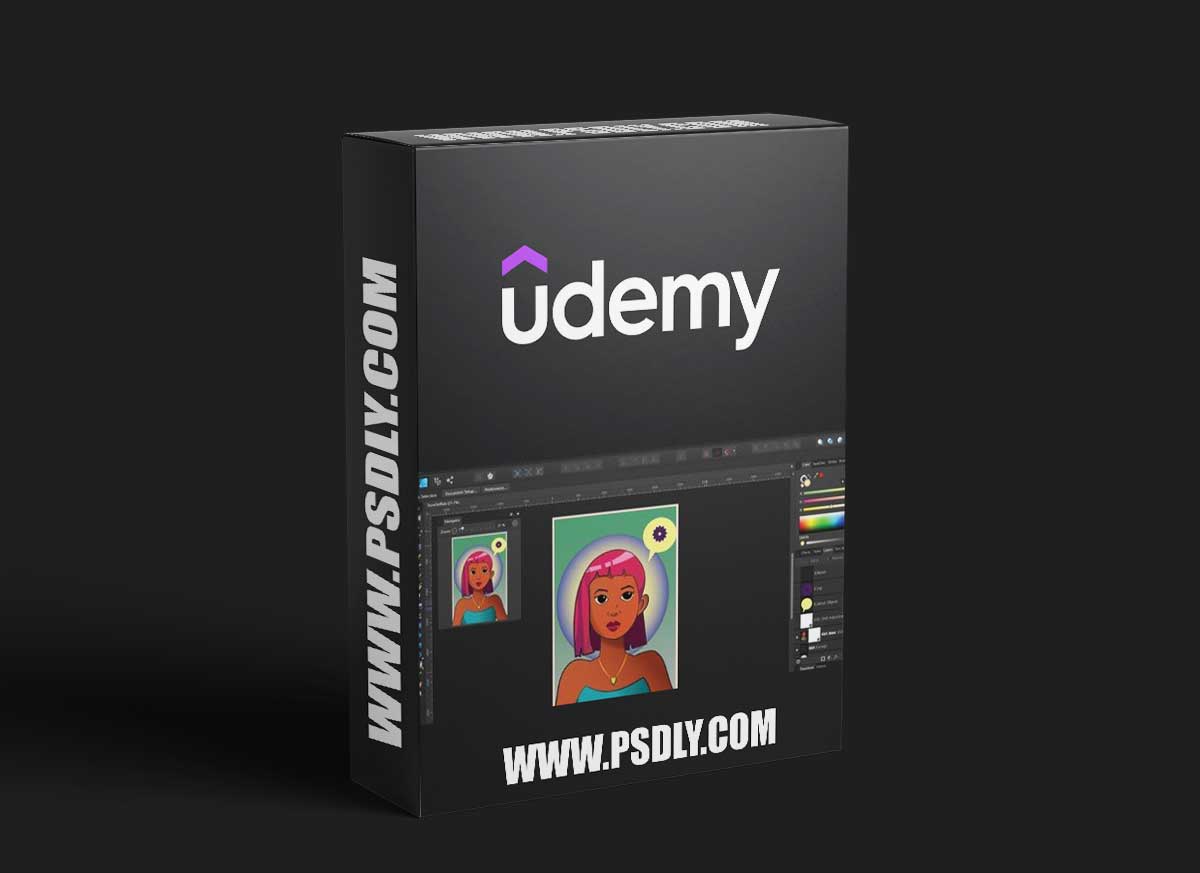 Create a Female Cartoon Portrait with Affinity Designer 1 Create a Female Cartoon Portrait with Affinity Designer