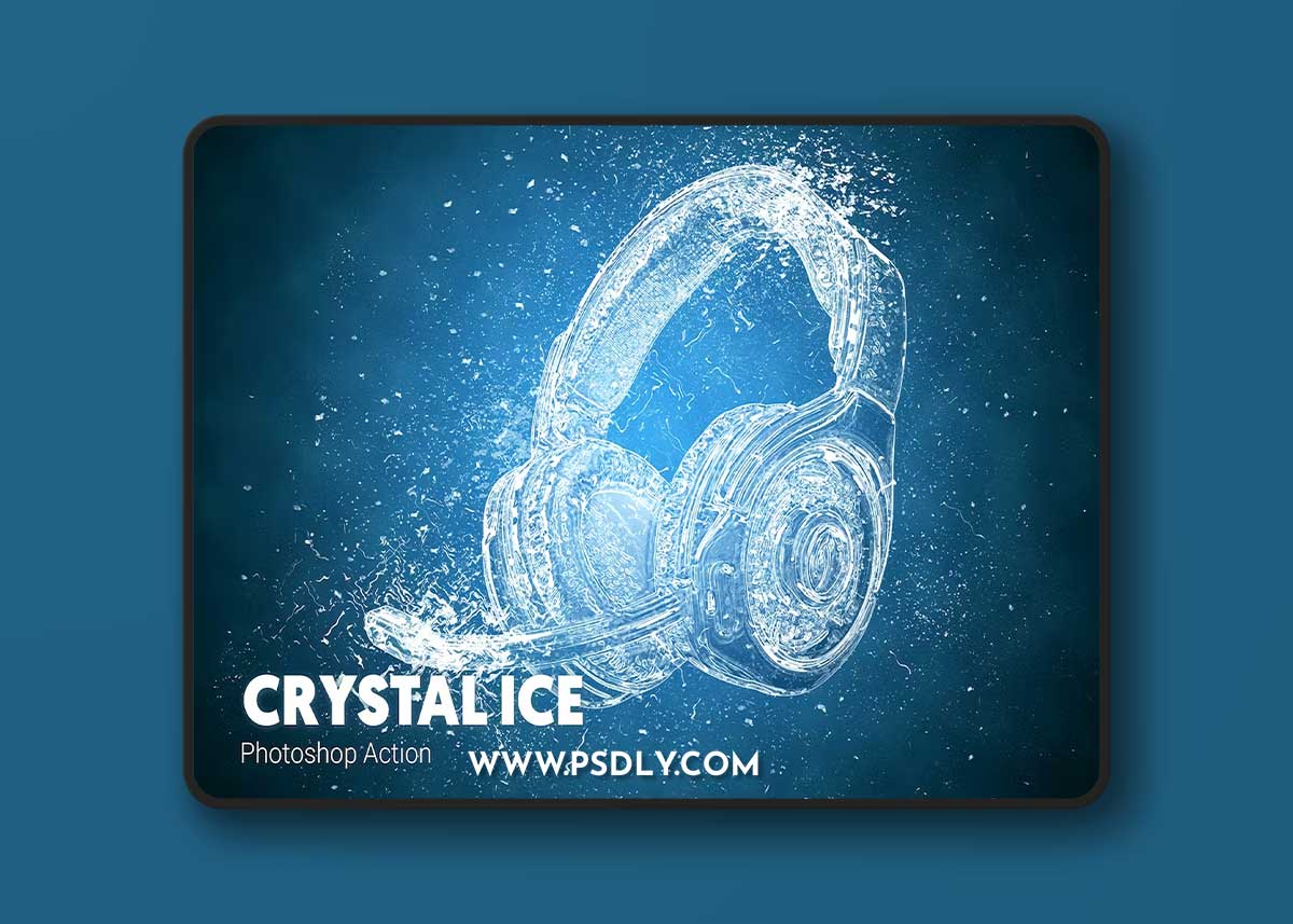 Crystal Ice Photoshop Action M66MPXX 1 Crystal Ice Photoshop Action M66MPXX