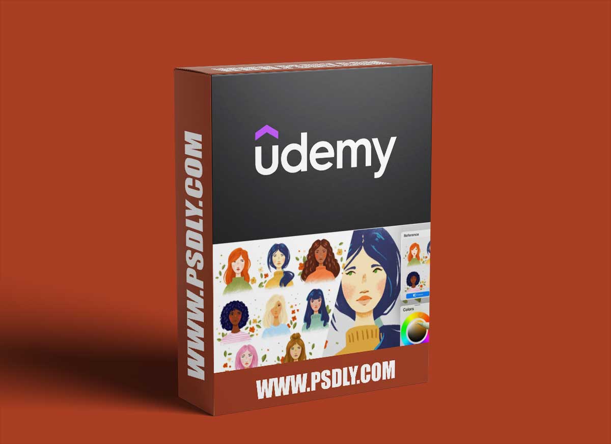 Painting Skin Tones: Draw Stylized Mini Portraits and Create Color Palettes in Procreate 1 Painting Skin Tones: Draw Stylized Mini Portraits and Create Color Palettes in Procreate
