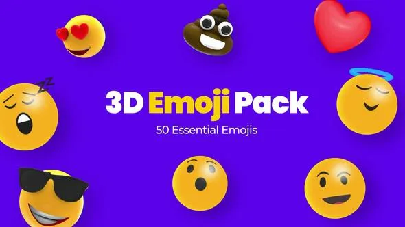 Videohive 3D Emoji Pack 50359577 1 Videohive 3D Emoji Pack 50359577