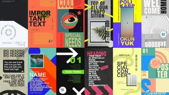 Videohive Bold Minimalism Stories Package 50503363 1 Videohive Bold Minimalism Stories Package 50503363